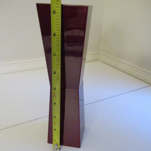 Japanese Red Lacquerware Flower vase - Picture 7 of 7